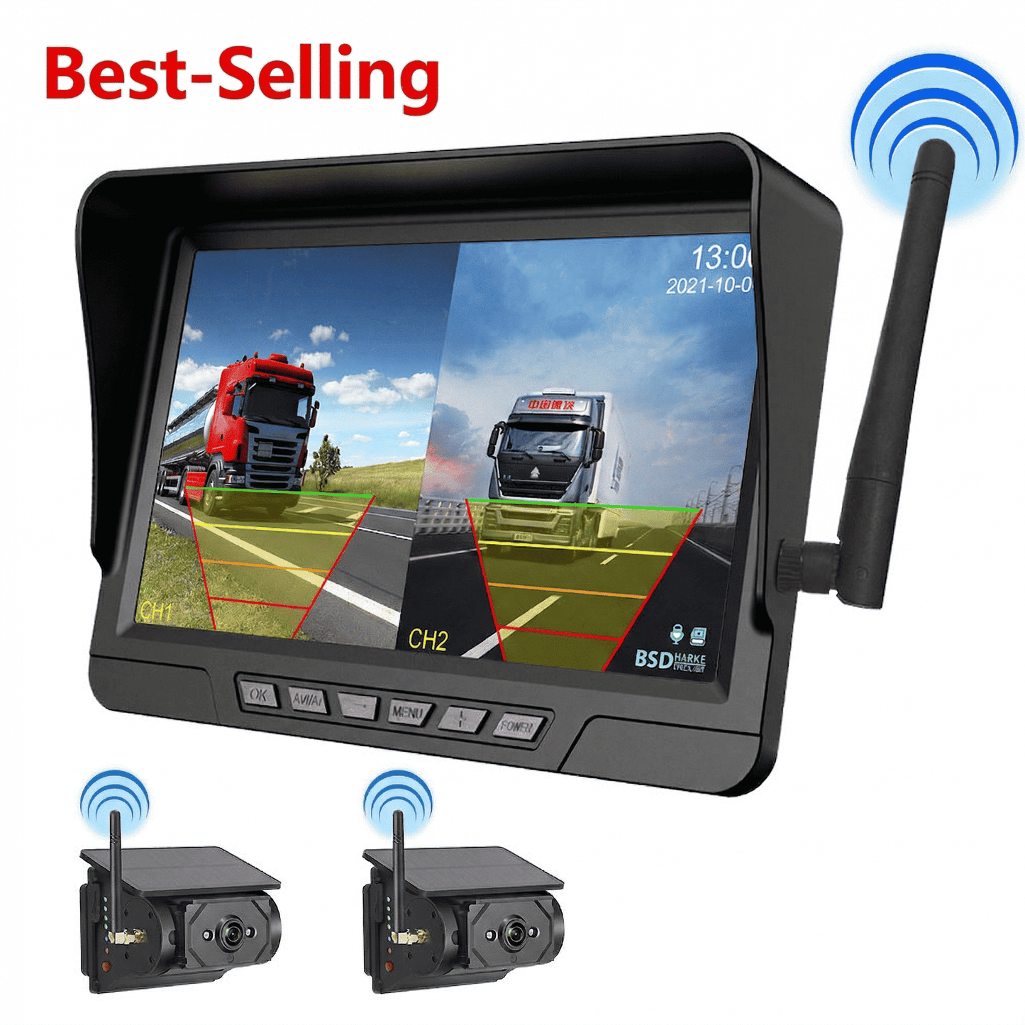 🔥🎁Neuer 50 %-RABATT🔥Drahtloses Rückfahrkamerasystem mit 1080p-H-Auflösung