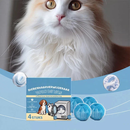 🔥🎁 2+1 GRATIS!!🥳💞 50K+ VERKAUFT! ⚡🐾Wiederverwendbare Waschkugeln zum Entfernen von Tierhaaren
