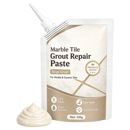 🔥🎁 NEU: 50 % RABATT 🔥 Reparaturpaste für Fugen von beigen Marmorfliesen