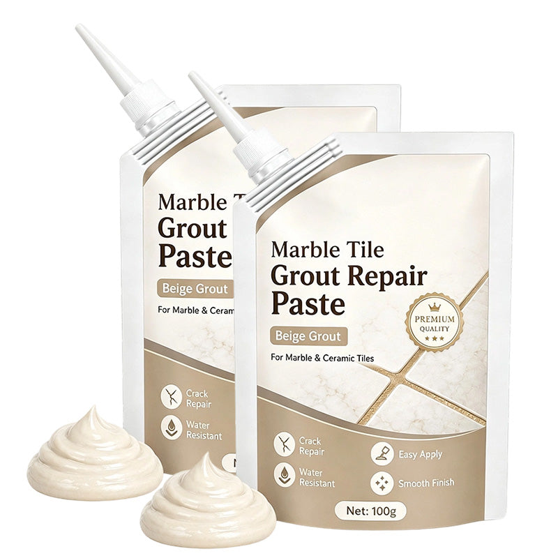 🔥🎁 NEU: 50 % RABATT 🔥 Reparaturpaste für Fugen von beigen Marmorfliesen