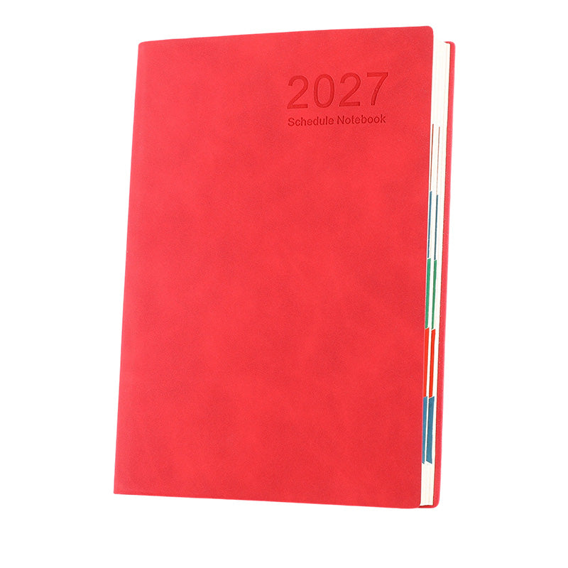 2027 Minimalistischer Tagesplaner Notizbuch
