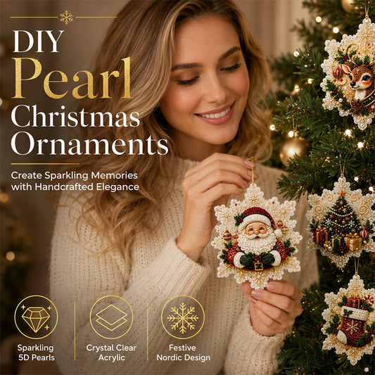 🎄Jetzt 50 % Rabatt! DIY-Weihnachts-Bastelset mit 5D-Perlen-Strasssteinen für den Weihnachtsbaum – festliche Deko für Ihr Zuhause.