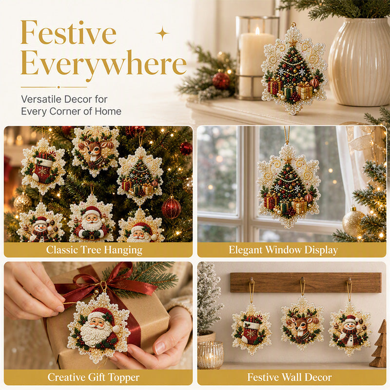 🎄Jetzt 50 % Rabatt! DIY-Weihnachts-Bastelset mit 5D-Perlen-Strasssteinen für den Weihnachtsbaum – festliche Deko für Ihr Zuhause.