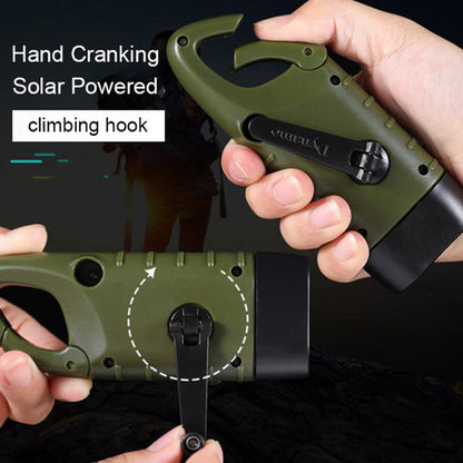 🔦 Solar- und Kurbeltaschenlampe | Notfalllampe für Outdoor