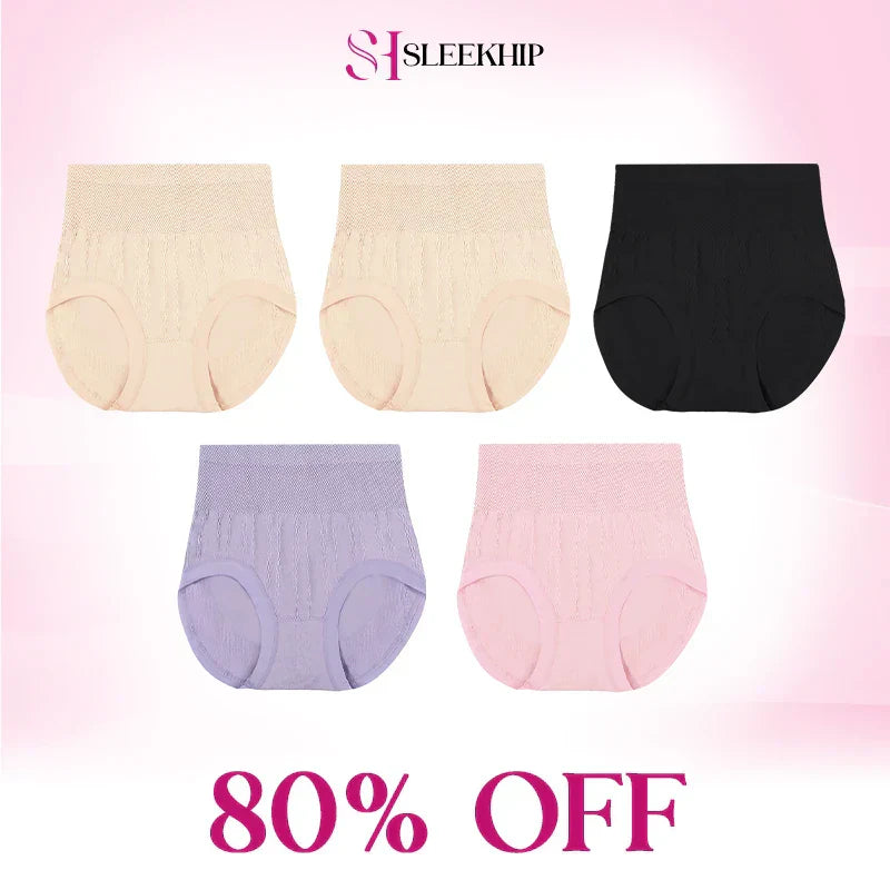 💥Jahresendausverkauf – 70 % Rabatt 💞 Auslaufsichere, hoch taillierte, bauchformende, poformende Unterhosen🎁