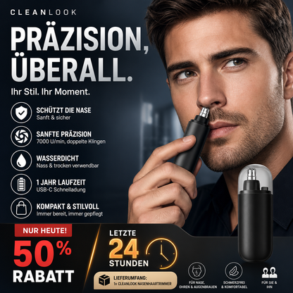 🔥 Heute -50 %! 👃 Elektrischer Nasen- & Ohrhaartrimmer – präzise, wiederaufladbar & kompakt